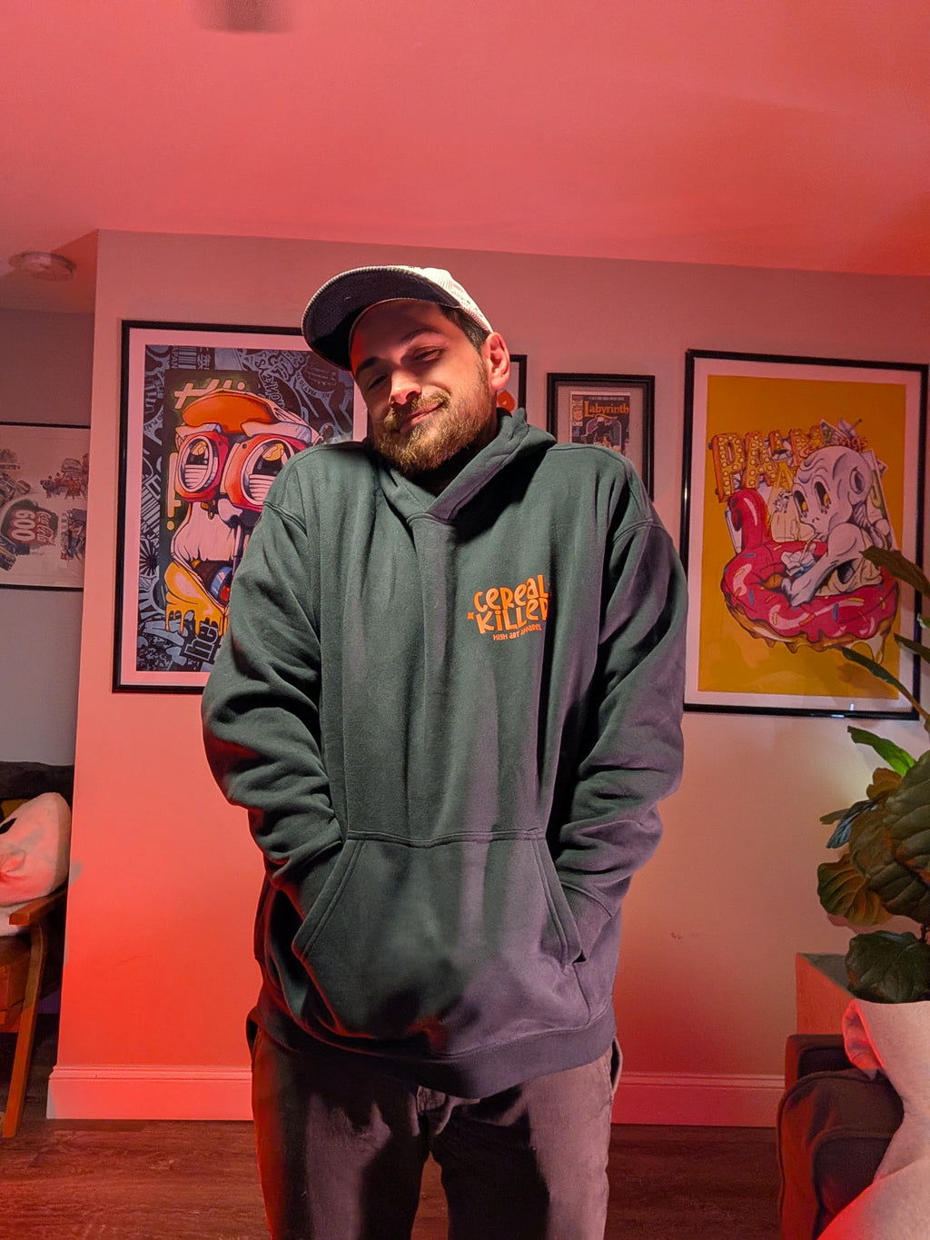 Cereal Killer - Oversized Fleeced Hoodie