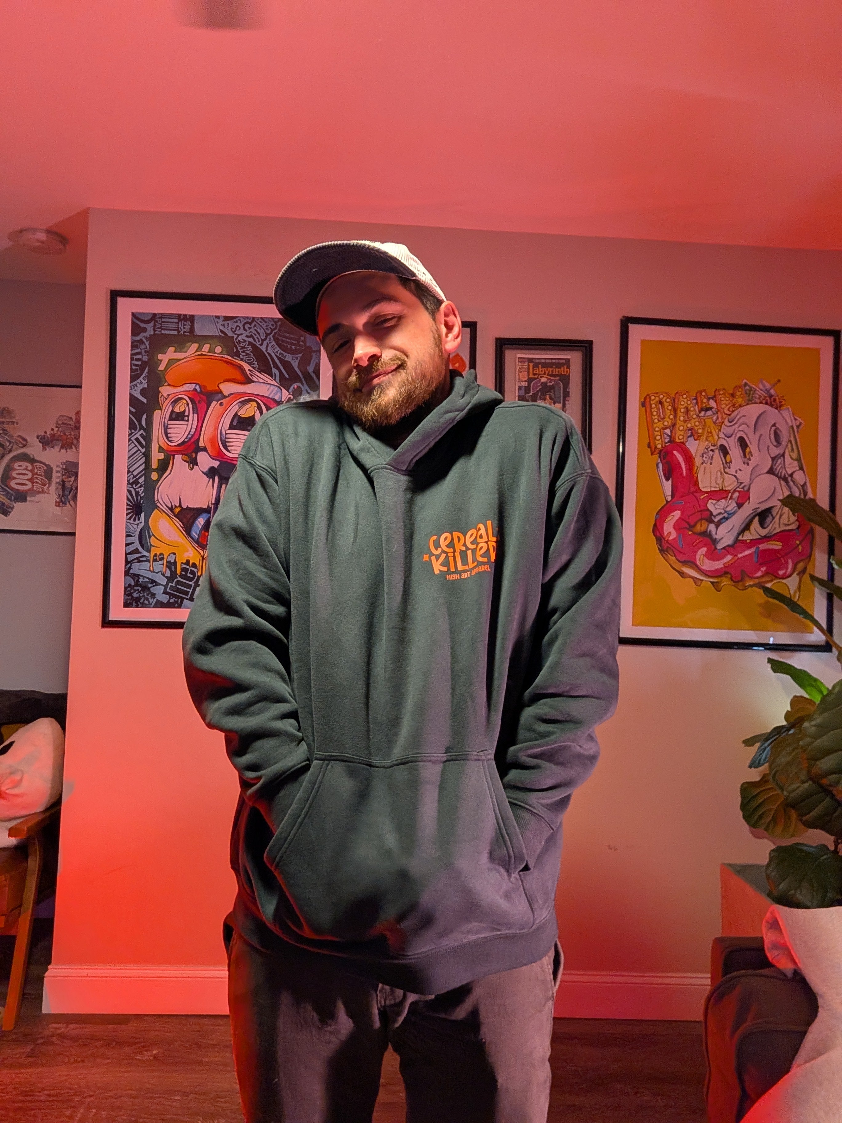 Cereal Killer - Oversized Fleeced Hoodie