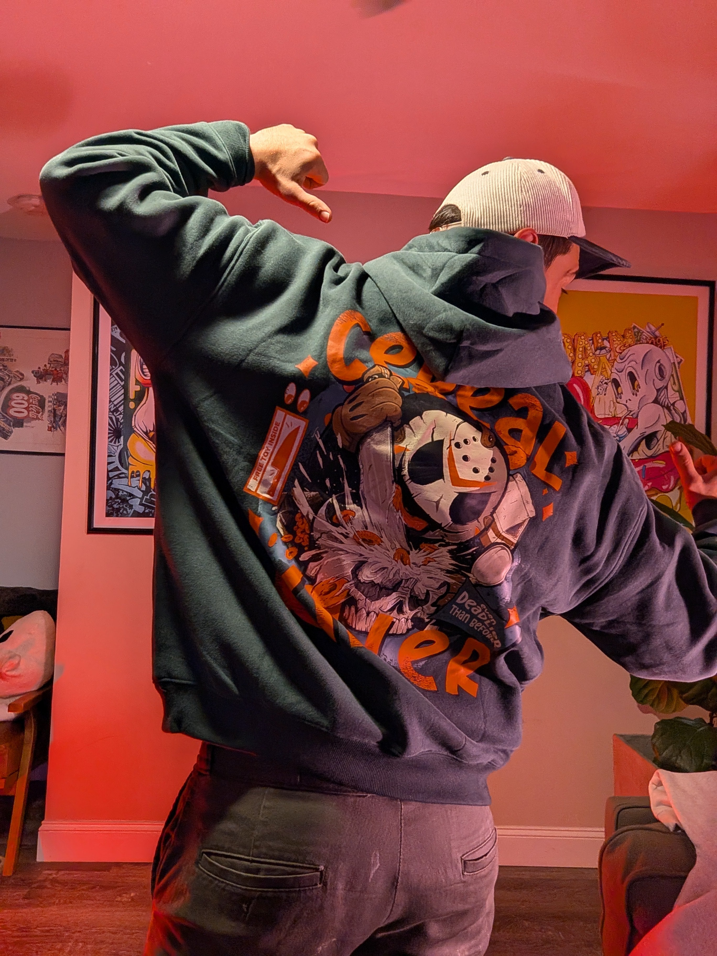 Cereal Killer - Oversized Fleeced Hoodie