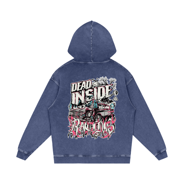 Dead Inside - Acid Wash Oversize Hoodie