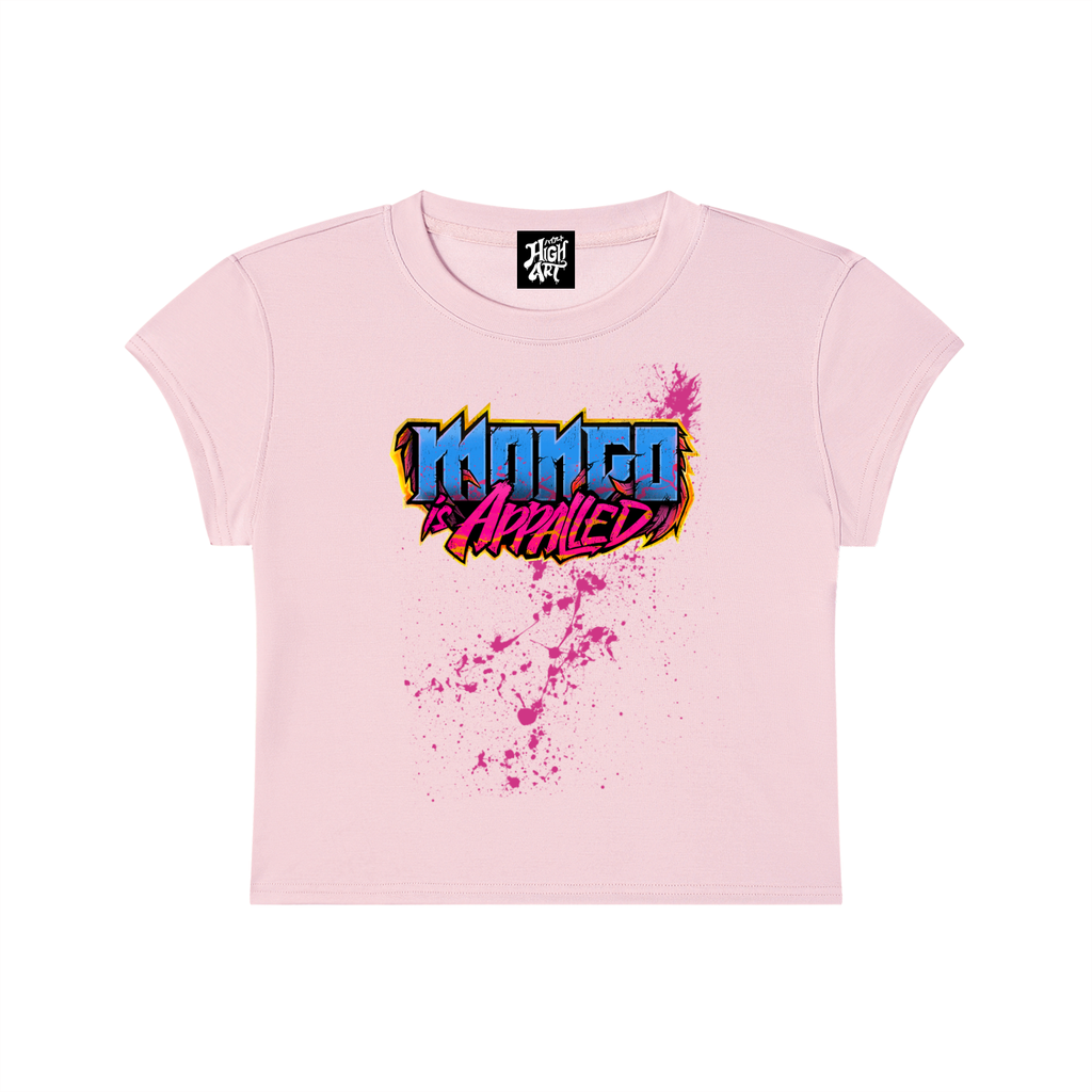 Mongo - Women's Slim-Fit Cropped Shirt