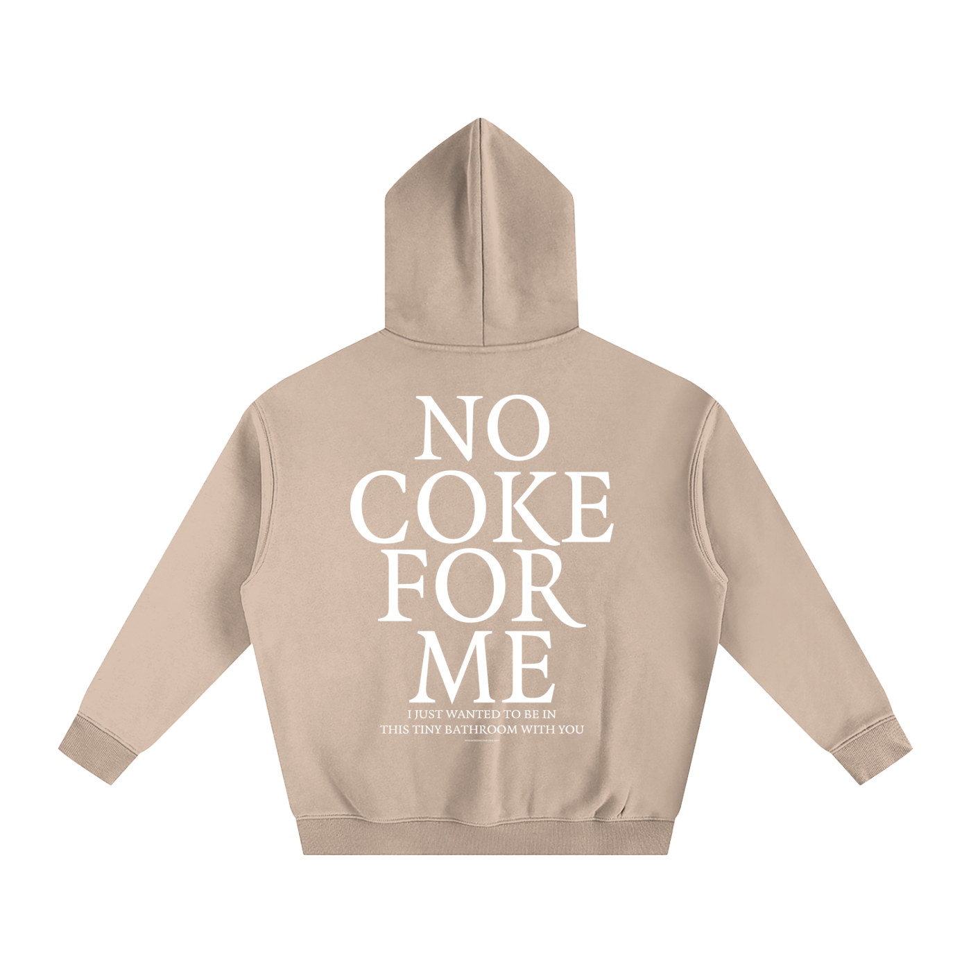 No Coke for me - Oversize Fleeced Hoodie