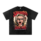 Samantha - Acid Washed Tee