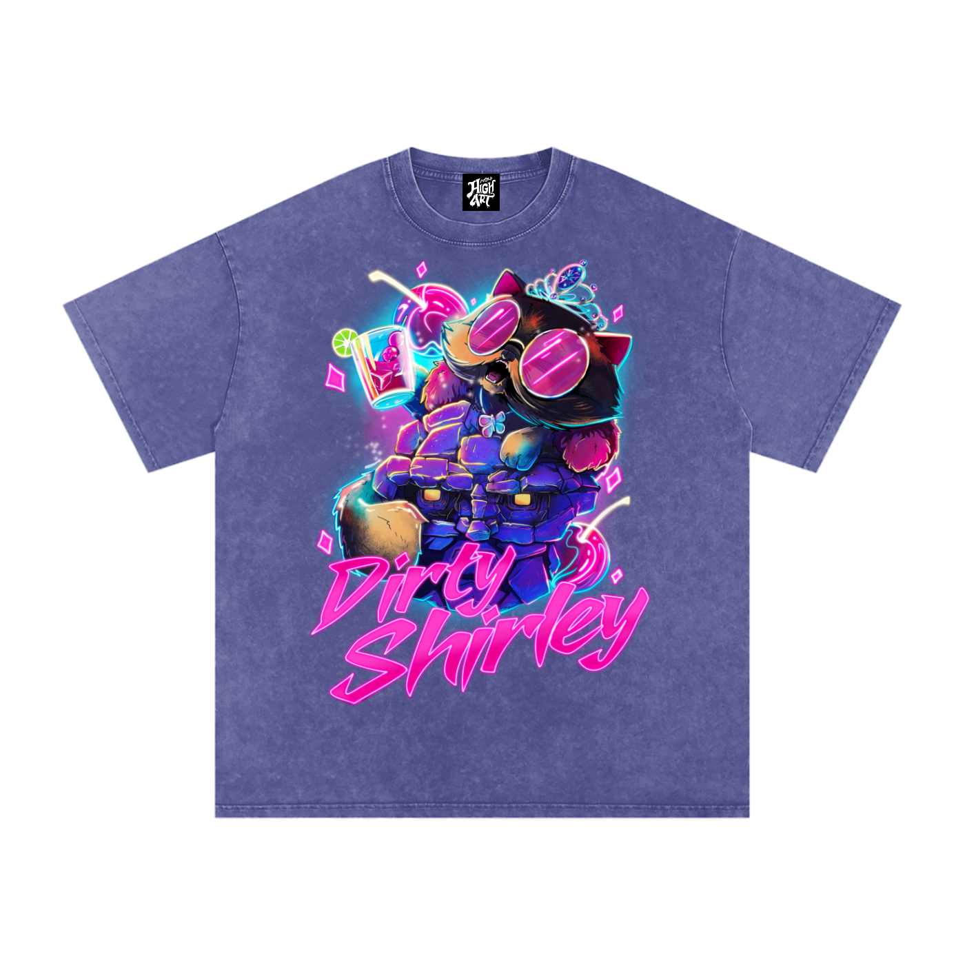 Dirty Shirley - Acid Wash Oversized