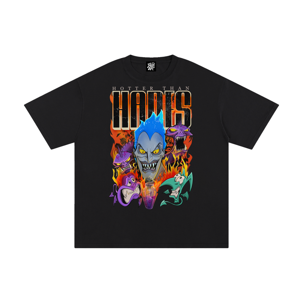 Unisex Pure Cotton T-Shirt - hades- dark