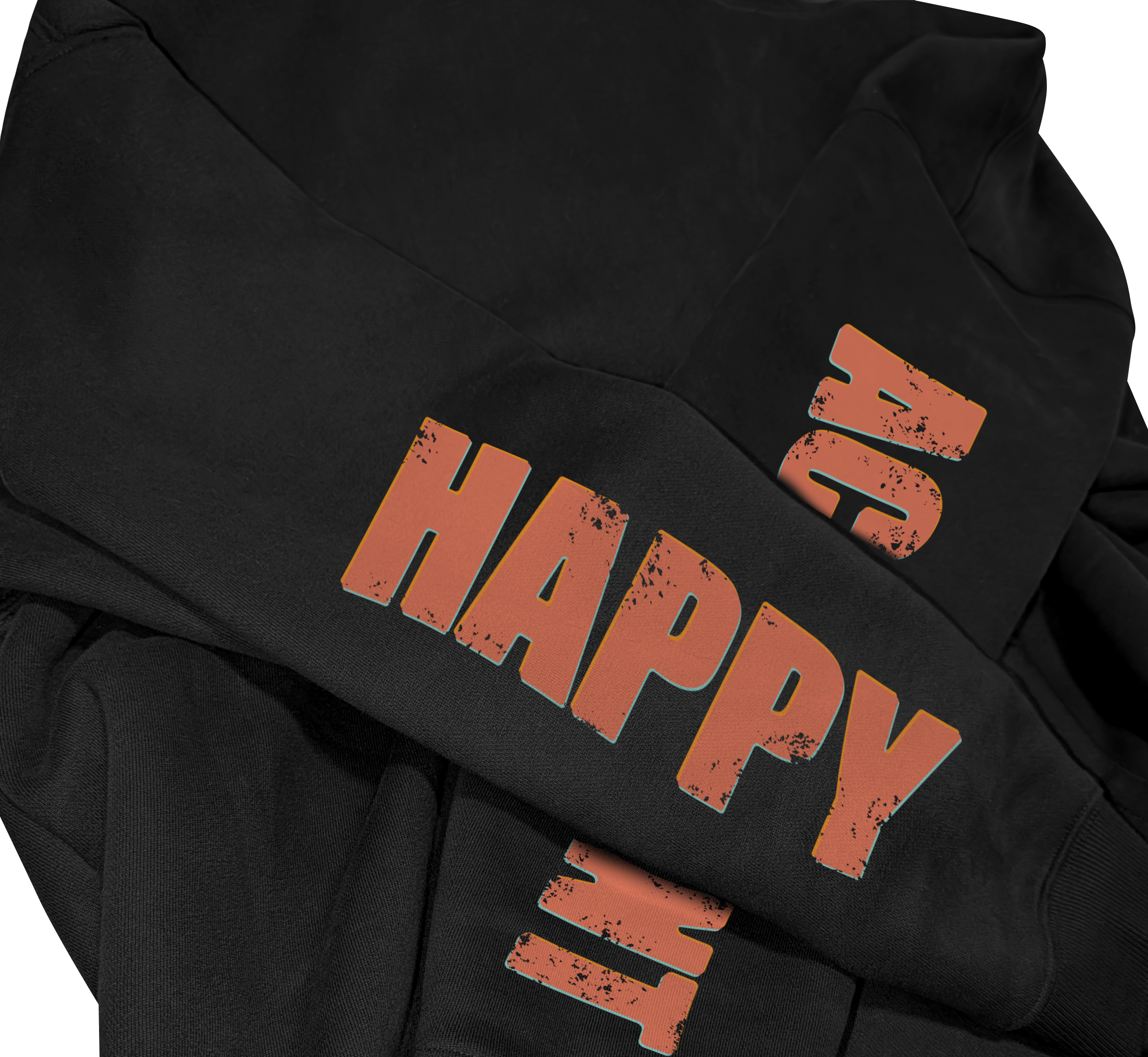 Happy Little Trees - Oversized Fleeced Hoodie