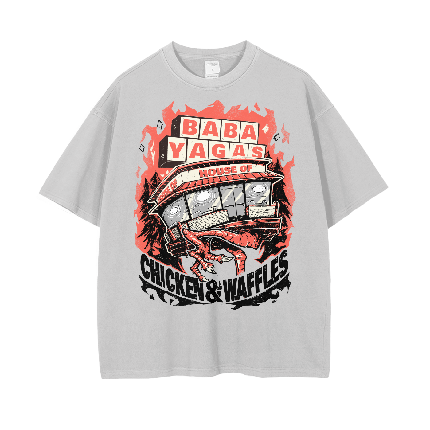 Baba Yaga x Waffle House  - Baggy Tee