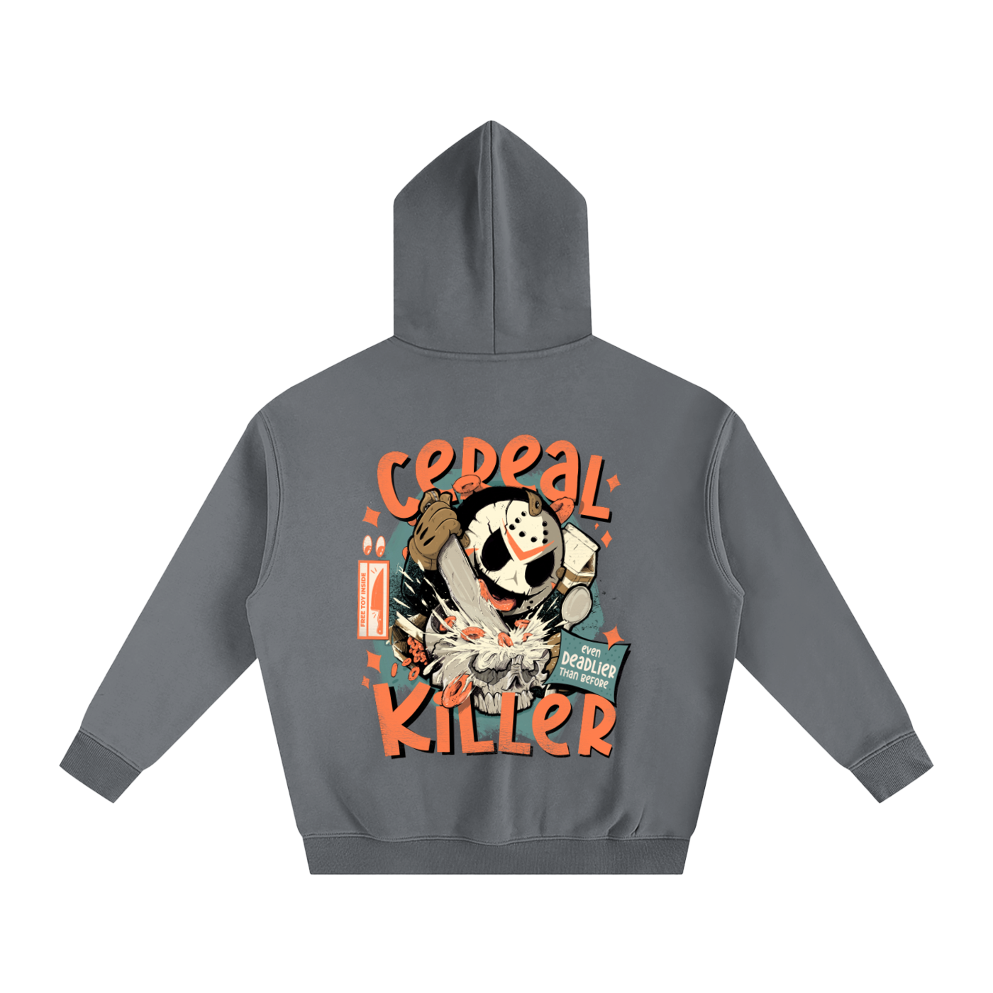 Cereal Killer - Oversized Fleeced Hoodie