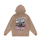 Dead Inside - Acid Wash Oversize Hoodie