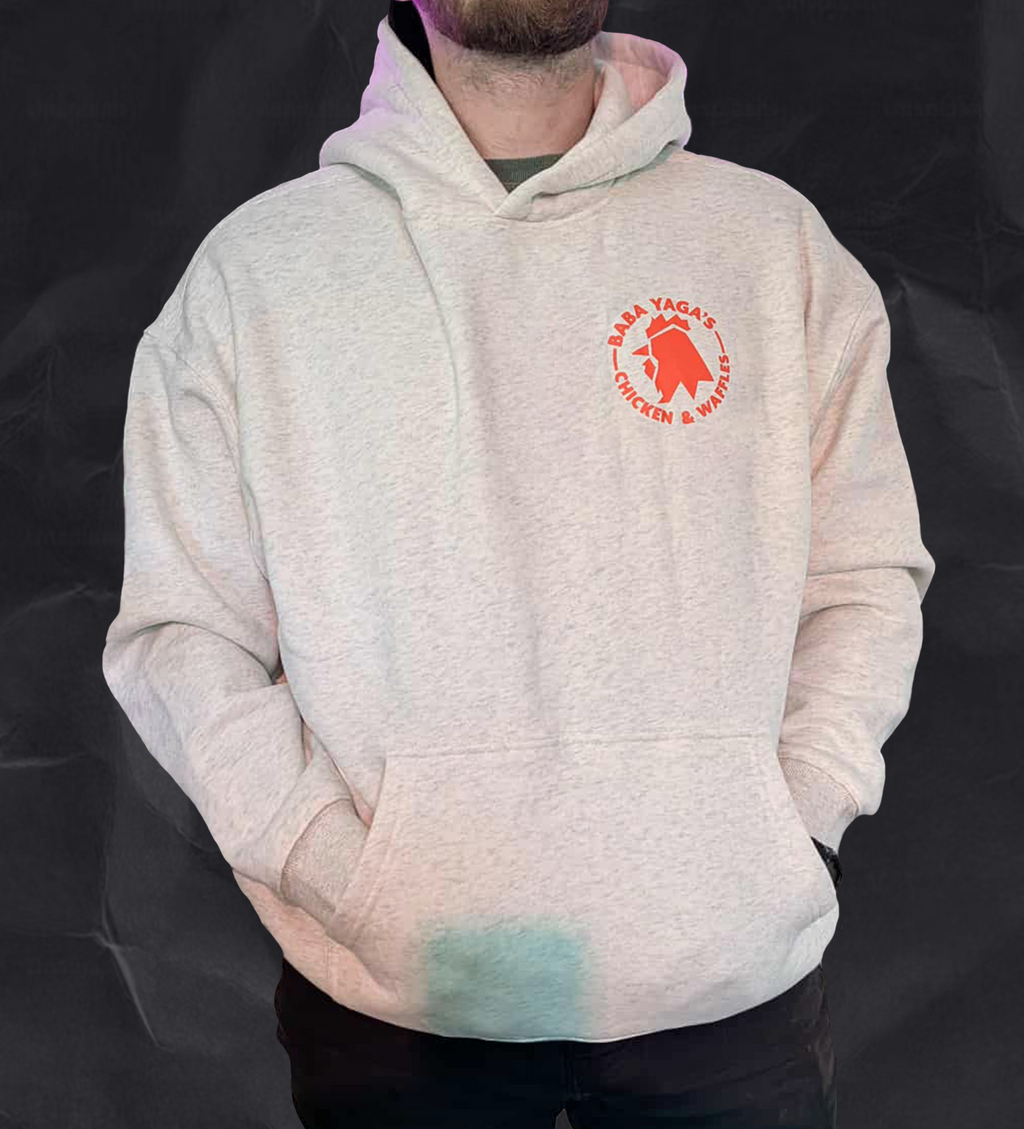 Baba Yaga X Waffle House - Oversized Fleeced Hoodie