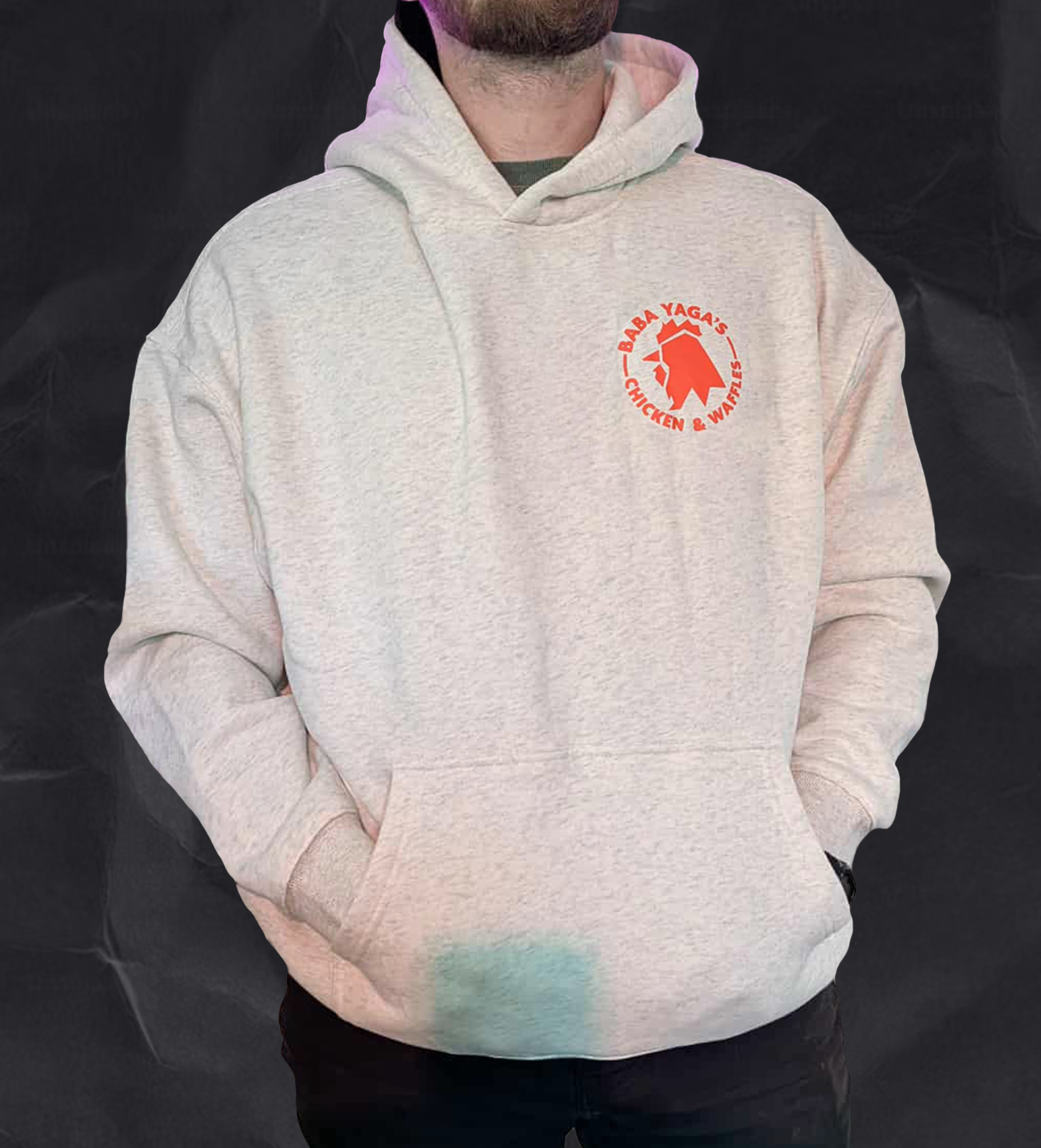 Baba Yaga X Waffle House - Oversized Fleeced Hoodie