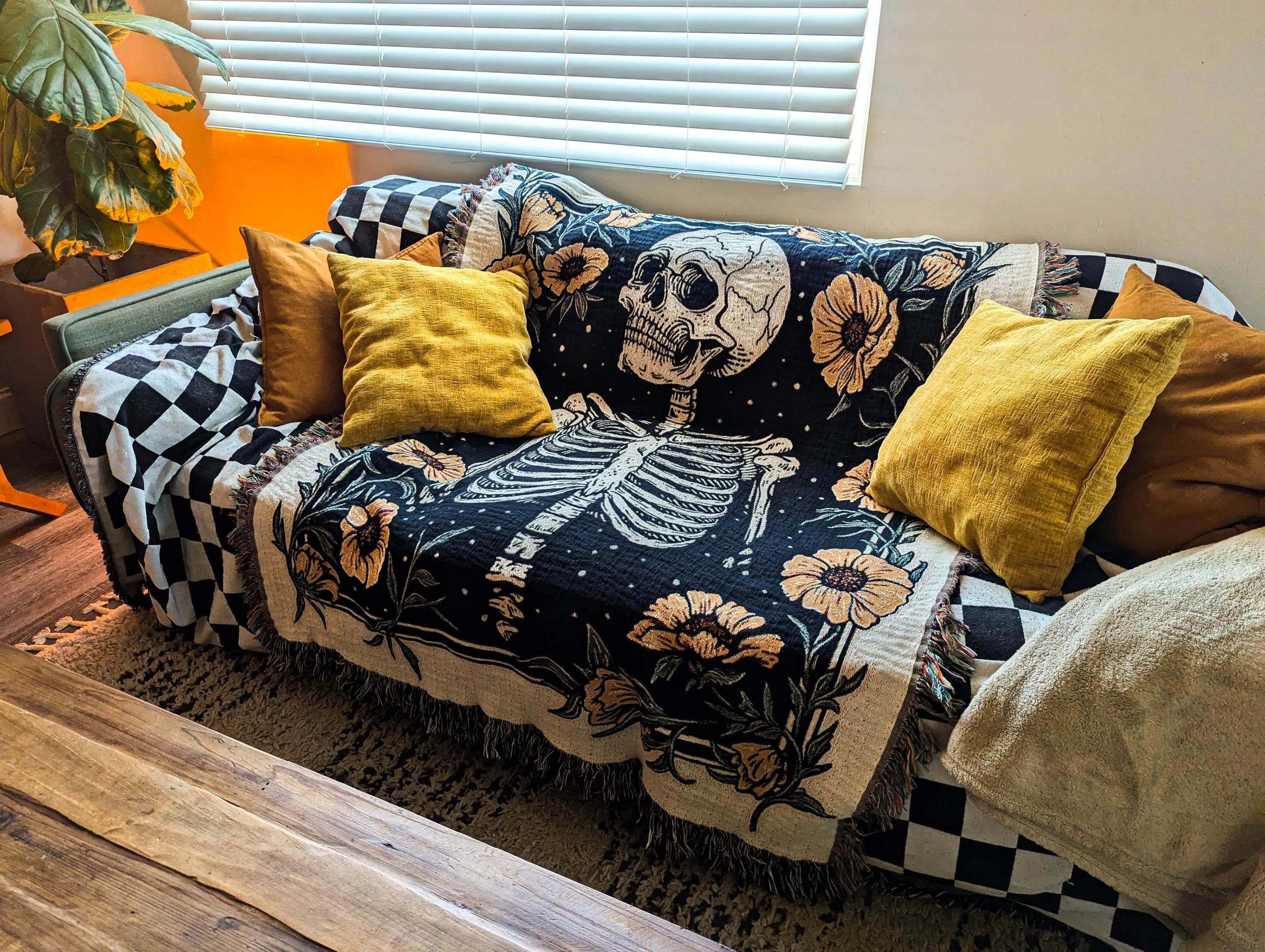 Sunflower Skeleton - Blanket